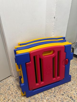 Parque Bebé XL 8 piezas: 70 cm ancho x 55 cm alto