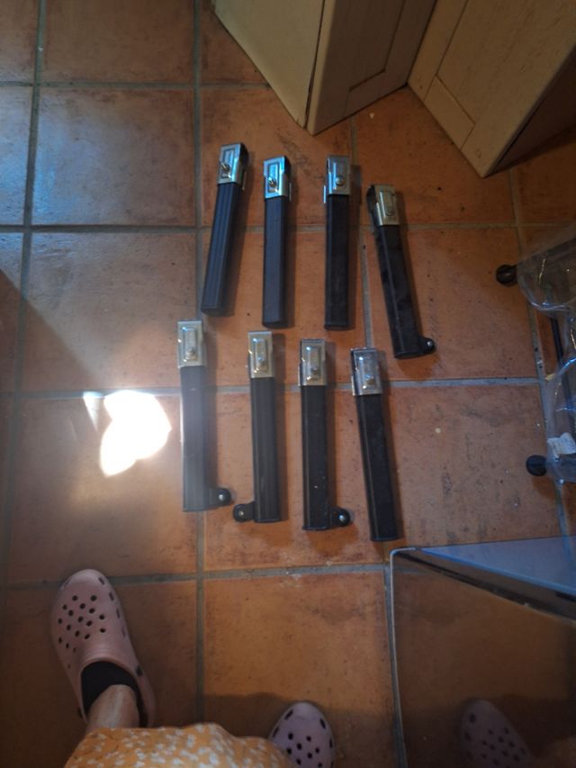 8 Patas cama metal/plástico