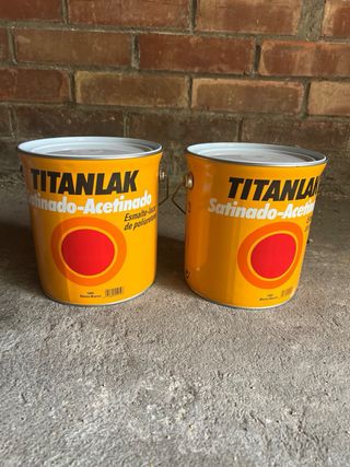 Titanlak Satinado-Acrílico
5 botes de 4 litros