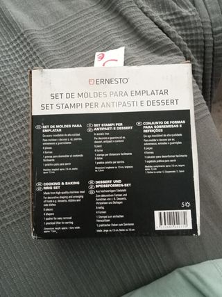 Moldes emplatar Ernesto - 4 piezas