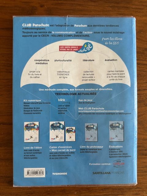 CLUB PARACHUTE 1 PACK ELEVE