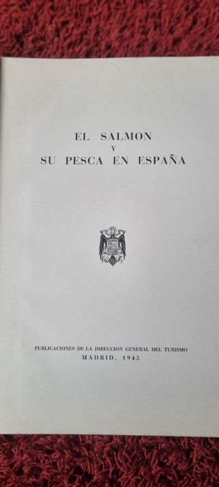 Libro antiguo: El salmón y su pesca en España