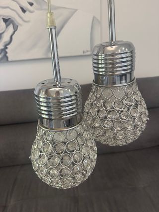 Lámpara colgantes cristal
