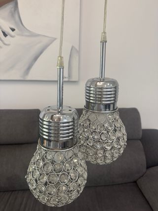 Lámpara colgantes cristal