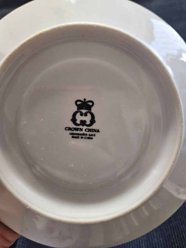 Set 6 tazze tè porcellana