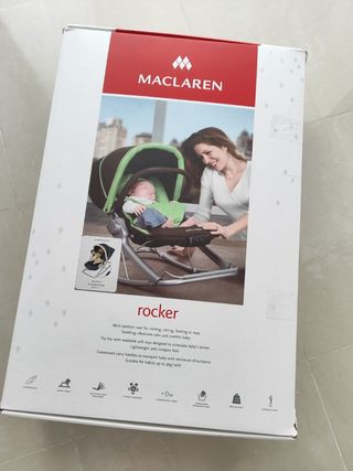 Hamaca mecedora Maclaren para bebé