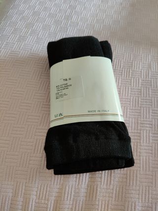 Collant Neri Cotone - Senza Piedi