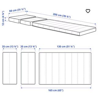 Colchón cama 130/165x80cm - IKEA