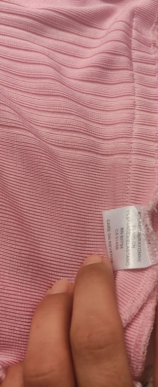 Abito bandage rosa - midi