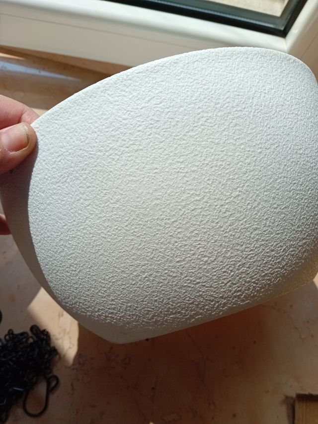 2 Vasi sospesi bianchi in plastica