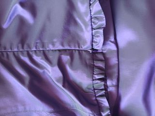 Vestido palabra de honor Maria José Navarro morado