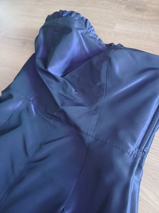 Vestido palabra de honor Maria José Navarro morado