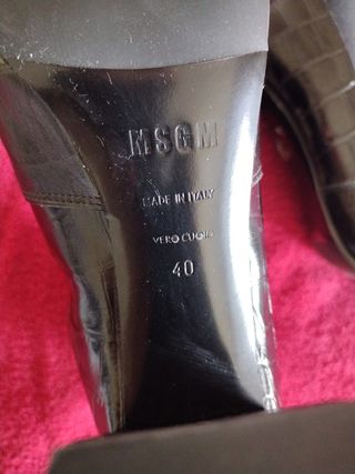 Botines MSGM  Talla 40 Nuevos Estrenar