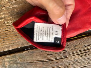 Guantes Carolina Herrera rojos, talla S