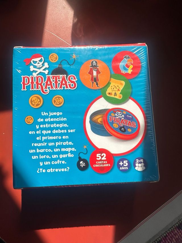 Juego Piratas - Cartas