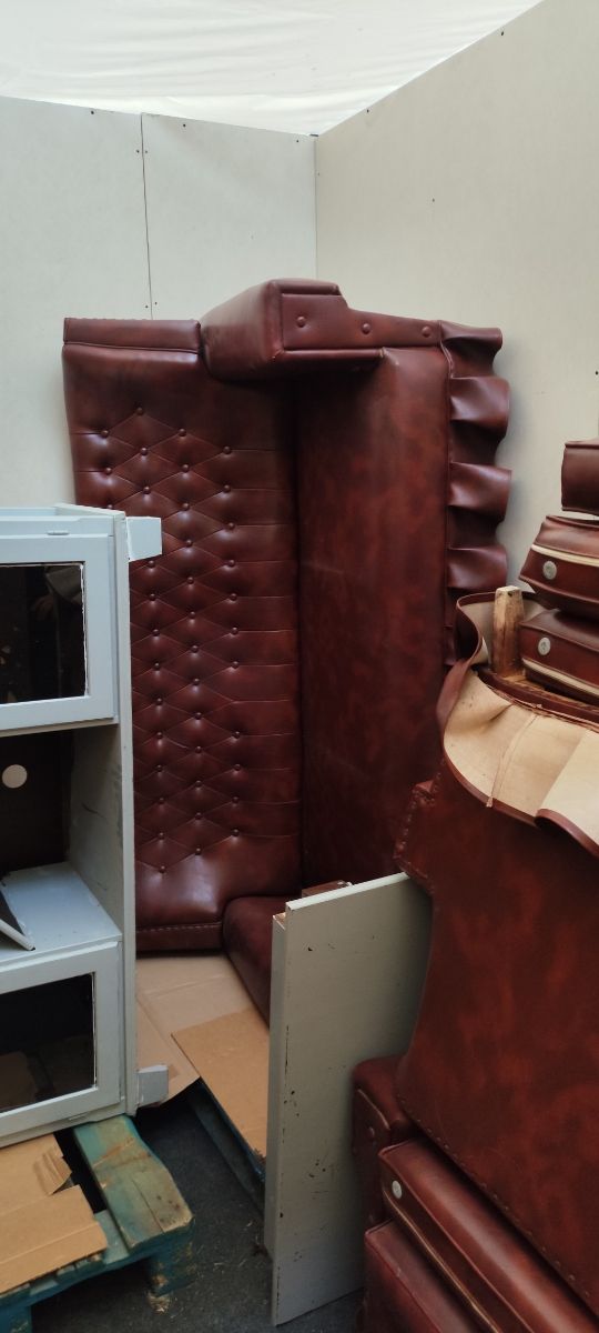 Muebles Vintage salón - Gris y marrón