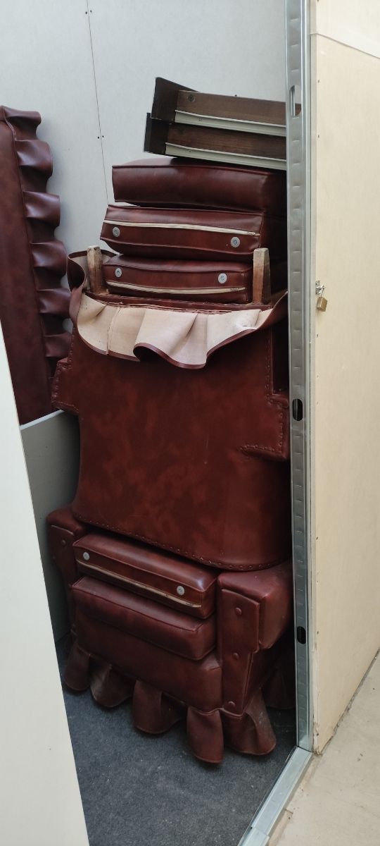 Muebles Vintage salón - Gris y marrón