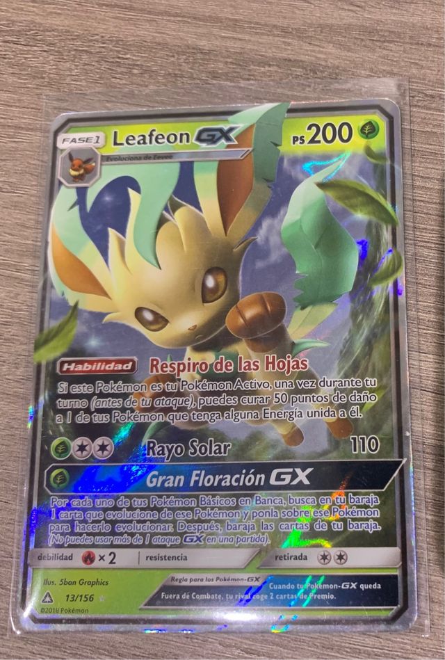 Leafeon GX - Carta Pokémon