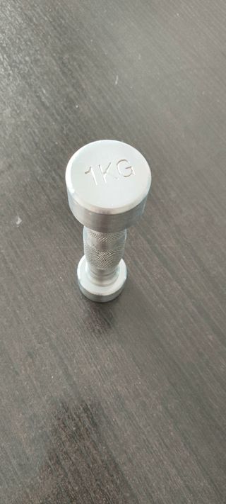 Mancuerna de metal 1kg -1 unidad