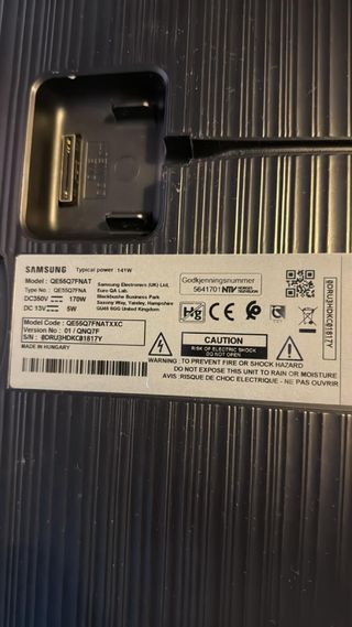TV Samsung 55" QE55Q7FNATXXC