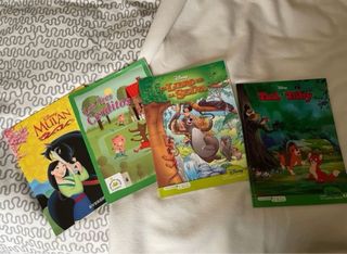 Lote 4 cuentos disney