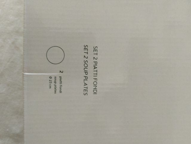 Piatto La Porcellana Bianca