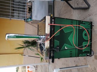 Tirador cerveza Heineken portátil