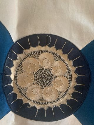 Fundas cojines satén - Teal & Blanco