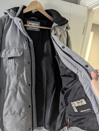 Chaqueta Jack & Jones gris invierno