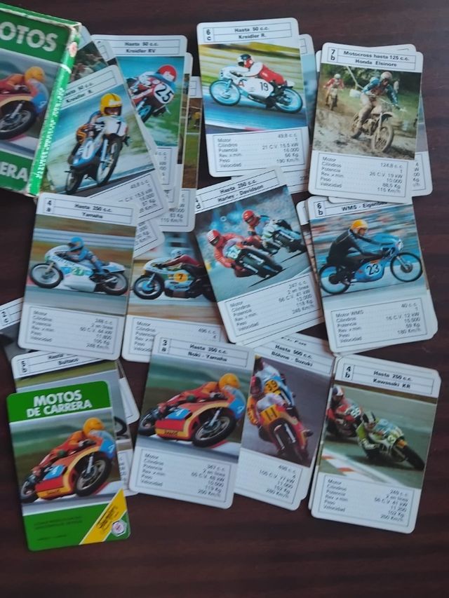 Cartas Motos de Carrera Fournier