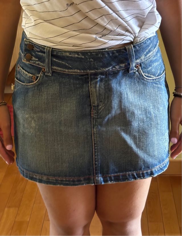 Minigonna jeans vintage