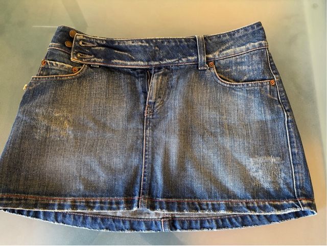 Minigonna jeans vintage