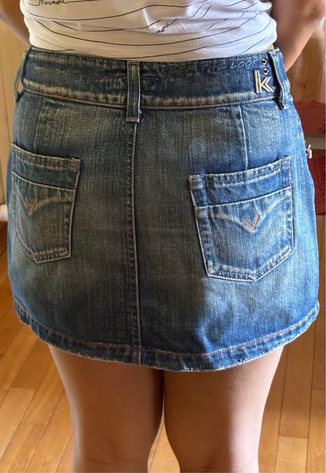 Minigonna jeans vintage