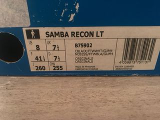 Zapatillas Adidas Samba Recon Lt Negras