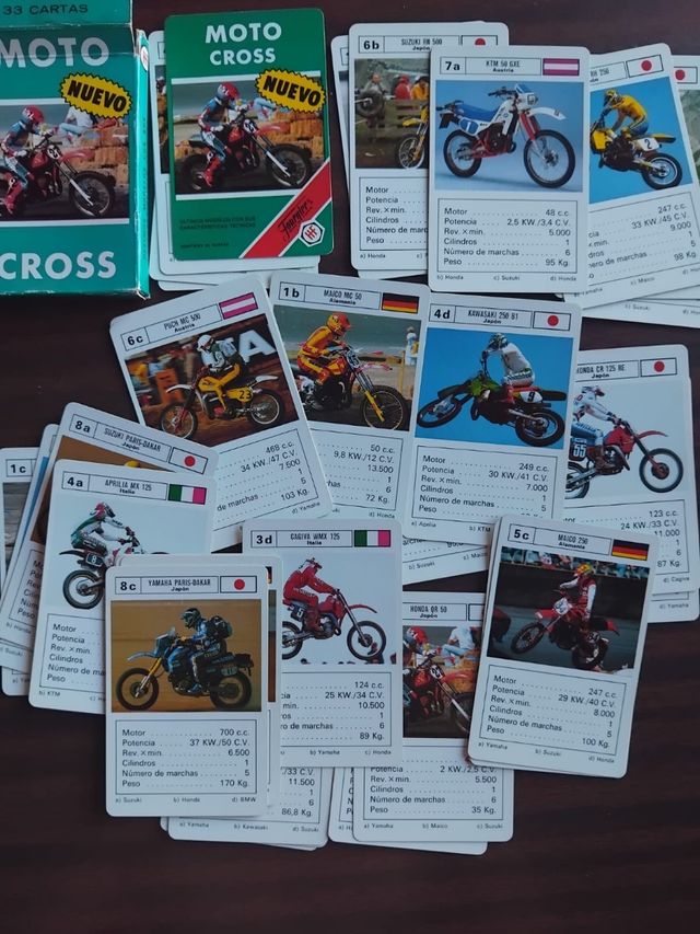 Cartas Motocross Fournier