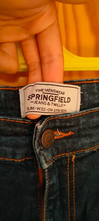 Vaqueros Springfield Slim - Azul