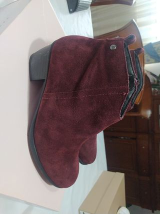Botines PICCOLA PIU burdeos -talla 38