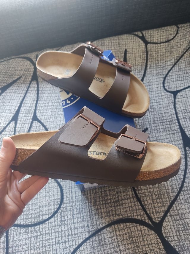 Sandalias nuevas de birkenstock piel talla 40