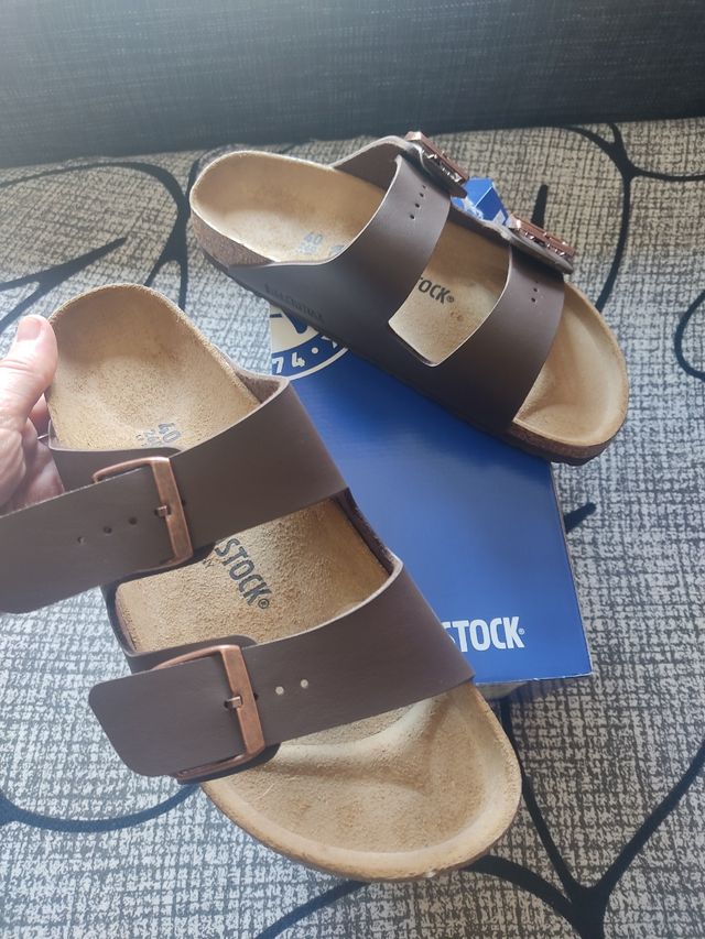 Sandalias nuevas de birkenstock piel talla 40