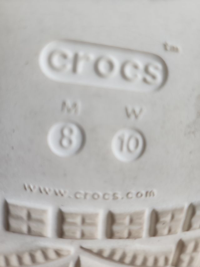 Crocs blancos mujer talla 41