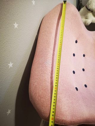 Sillón mecedora lactancia rosa