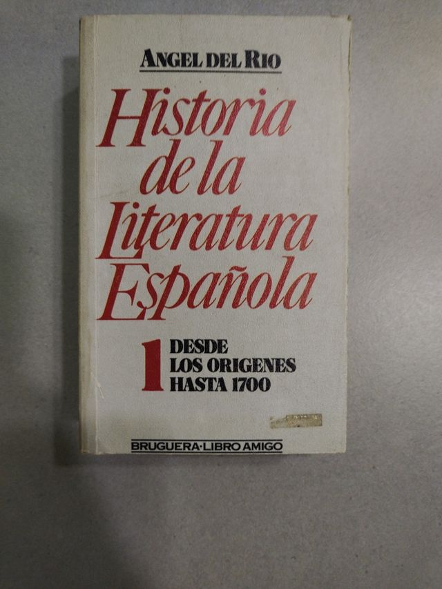 Historia de la literatura española