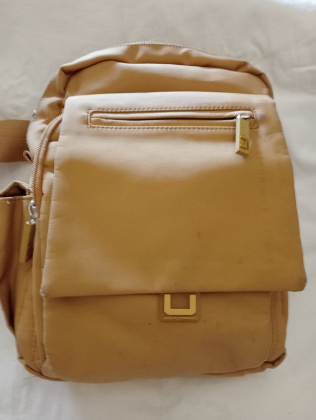 Bolso Adolfo Domínguez beige