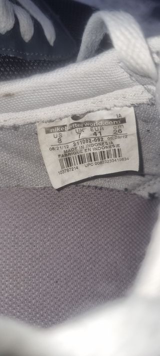 Nike Classic - Scarpe Uomo Grigio Blu