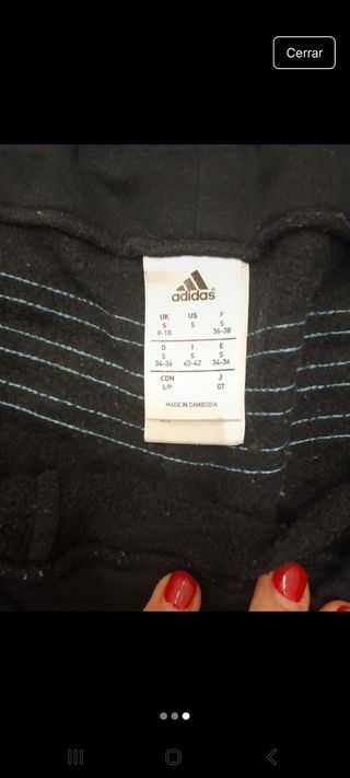 Chándal Adidas negro-turquesa