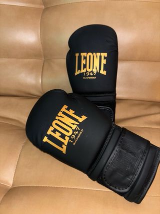 Guantes boxeo Leone 1947 Black and Gold