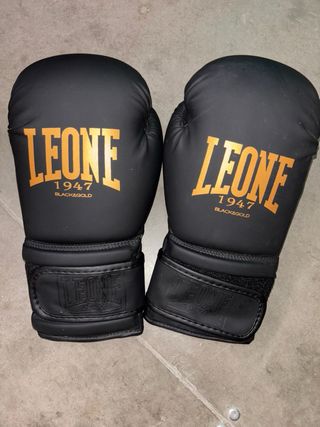 Guantes boxeo Leone 1947 Black and Gold