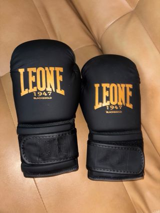 Guantes boxeo Leone 1947 Black and Gold