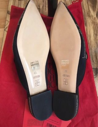 Nuevas sandalias satén Carolina Herrera 39