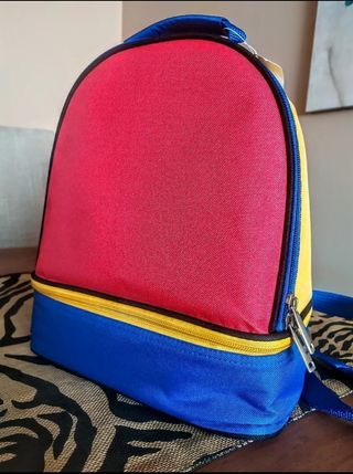 Mochila Picnic Infantil - Azul Rojo